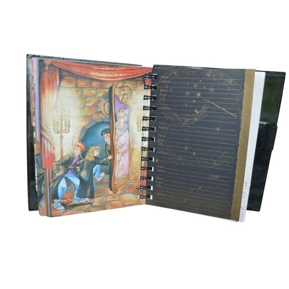 Vintage y2k 2000 Harry Potter Spiral Address Book Preowned Nostalgic Pre Film - Picture 4 of 7